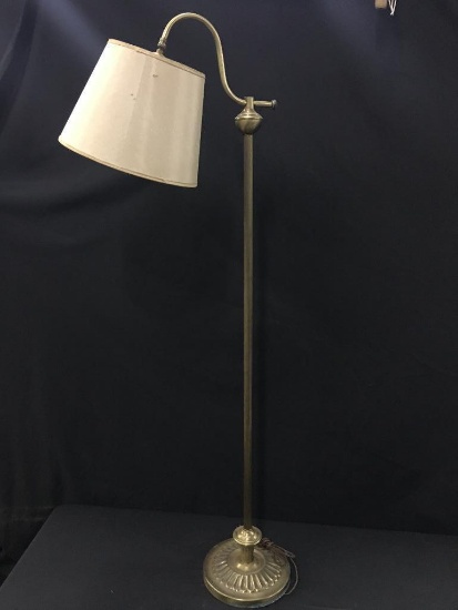 Vintage Brass Floor Lamp