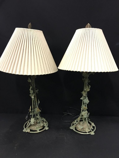 Wrought Iron Metal Decorator Lamps