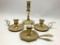 (4) Brass Candleholders-(1) Is A Baldwin