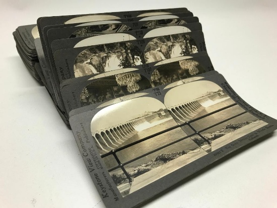 (50) Vintage Keystone Stereopticon Cards