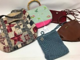 Group Of (5) Purses-Liz Claiborne, Brighton, & Others