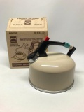 Vintage Mirro Retro 2.5 Qt. Whistling Teakettle W/Box