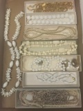 (8) Costume Jewelry Necklaces-Some Designer