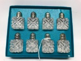 Vintage (8) Individual Salts In Box