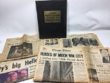 Collier's History Of WW II + 1969 NASA Newspapers From Dayton, Ohio