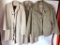 Two Trench Coats and a Coat, Appear to be Medium or Large Sizes, One is London Fog