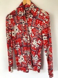 Vintage Knit Editions by Ship N Shore, Button Up Ladies Shirt, Size 10