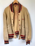 Vintage Huber Homes Jacket, Name Dick is on Lapel, Medium or Large Size