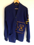 Vintage 1948 Letterman's Sweater-Made In Dayton, Ohio By Shroyers & Sons