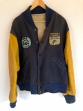 Vintage Leather/Wool Athletic Type Jacket