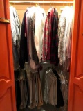 Closet Of Men's Dress Pants & Shirts