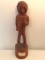 1988 Brumfield Original Wood Carving Of Indian Chief W/Cigars