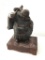 Wood Carved Buddha On Stand