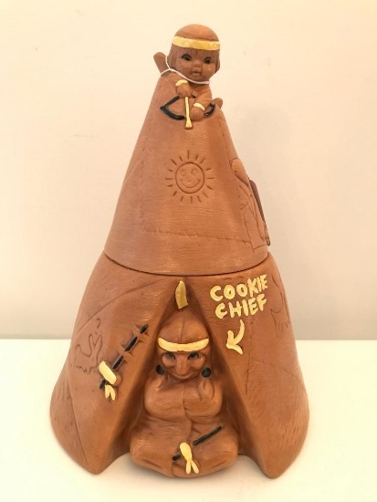 Ceramic Twin Winton "Tepee" Cookie Jar