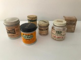 (6) Vintage Medicine/Shaving Bottles W/Labels