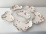 (6) John Murdock & Sons, England Bone Dishes