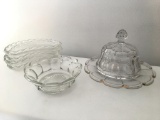 Group Of Early Pressed Glass!