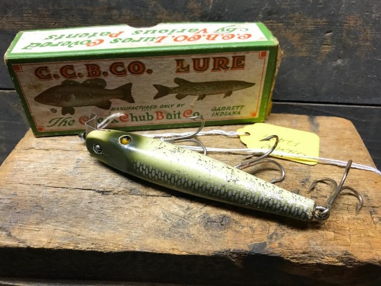 Creek Chub Bait Company Wooden Fishing Lure "Pikie Minnow" W/Original Box