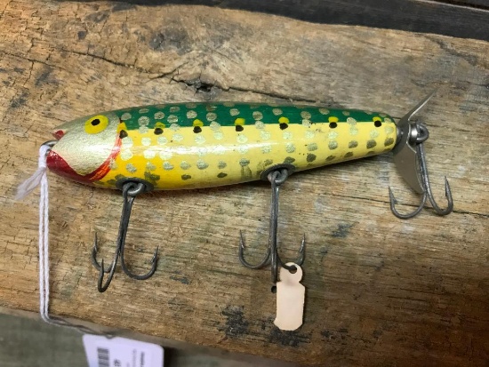 Jim Pfeffer Baits "Shiner" Wooden Fishing Lure