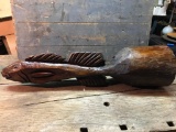 Wooden Carved Fish Statue