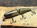 Creek Chub Bait Company Wooden Jointed Lure