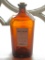 Amber Color, One Gallon Bay Rum Bottle, Merrell Company, Cincinnati, Ohio