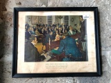 Framed Print, American Pharmacy Builds Its Foundation, Does Have Some Condition Issues