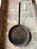 Large Outdoor or Hearth Frying Pan, Approx. 20 Inches Wide