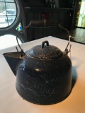 Vintage Granite Ware Coffee Pot, 7 Inches Tall
