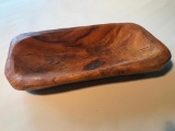 Sean Knowles, Signed, Hand Carved Bowl, Approx. 15 Inches x 7 Inches