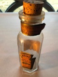 Vintage Heinz, Sweet Gerkins Bottle with Cork, 8 Inches Tall