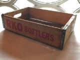 RKO Wood Bottle Crate, 18 Inches X 12 Inches
