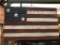 Cool Country Craft, Folk Art American Flag Made of Wood, 23 Inch By 14 Inch