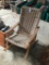 Wooden Frame Rocking Chair W/Woven Seat/Back
