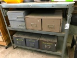 Metal Stand with Metal, Single and Double Door Boxes and Electric Hookup,