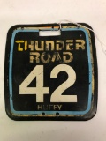 Vintage Huffy Road Thunder Number Plate