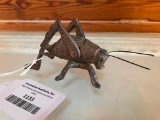 Contemporary Cast Iron Cricket, 2 1/2 Inches Tall