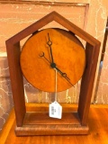 Hand Made Mantle Clock. 16 Inches Tall