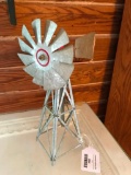 Metal Toy Windmill, 12 1/2 Inches Tall