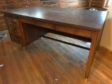 Wood Office Desk, It measures five feet by 30 Inches, It has been used!