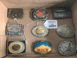 (9) Collectors Belt Buckles