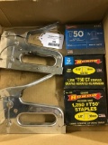 (2) Arrow Heavy Duty Staplers & Staples