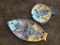 (2) Fish Shaped Serving Plates