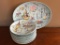 (12) Pc. Porcelain Snack Set W/Food & Wine Theme By Crate & Barrel