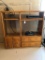 Oak Entertainment Unit, Approx. 54 Inches Tall and 55 Inches Wide
