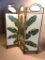 Decorative, Wood and Metal Divider Screen, 60 Inches Tall and Approx. 50 Inches Wide