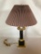 Double Bulb Lamp with Shade, Approx, 25 Inches Tall