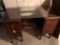 Antique Vanity with Mirror, 45 Inches Wide, 32 Inches Tall, Mirror is 45 Inches Tall