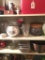 Metal Hon Shelving Unit of Decorative Items, Vases, Bowls and More!