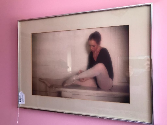 Framed & Matted Ballet Dancer Print